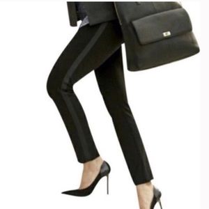 CAbi Tuxedo Stripe Stretch Cigarette Style Pants